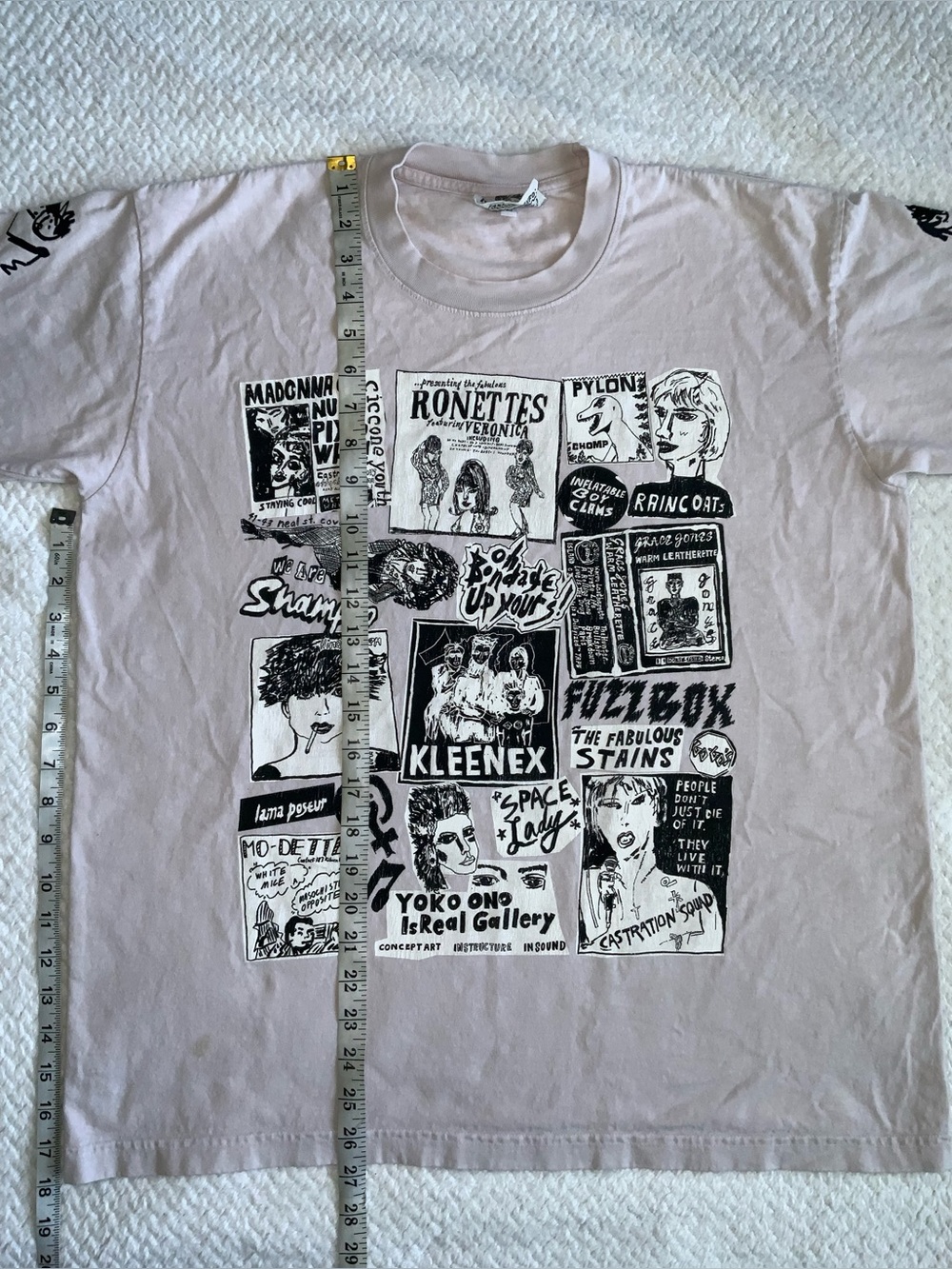 Wacky Wacko Art 1980s post-punk and indie music flyers shirt - Picture 8 of 9
